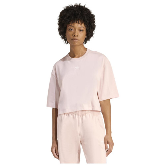 Adidas Γυναικεία κοντομάνικη μπλούζα Essentials Cropped T-Shirt